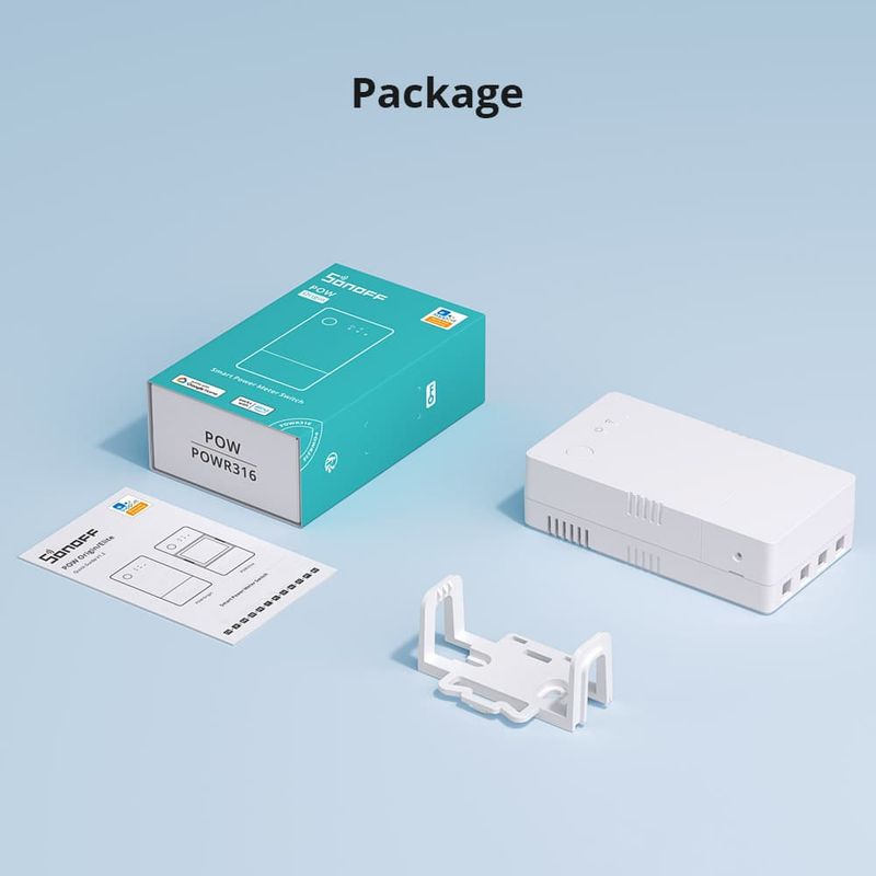 SONOFF POW Origin Powr316 Güç Ölçer 16A Wifi Akıllı Anahtar Alexa Google Home EWek Uygulaması ile Çalışır Ifttt_voghion.com