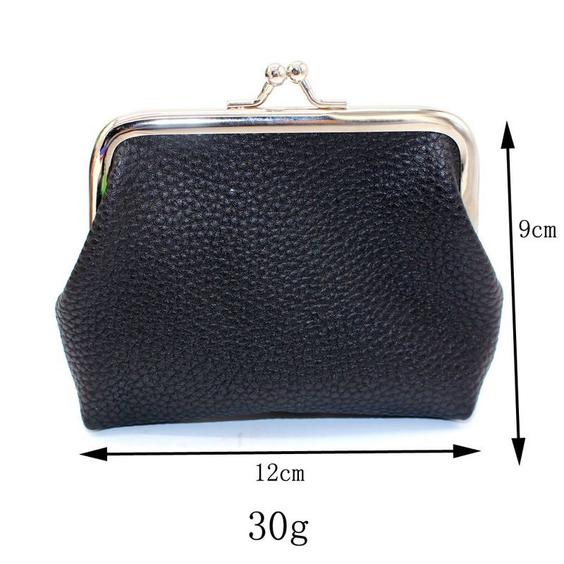 Nuovo portafoglio corto da donna in PU tinta unita color caramella portamonete piccolo portafoglio creativo piccolo regalo all'ingrosso_voghion.com