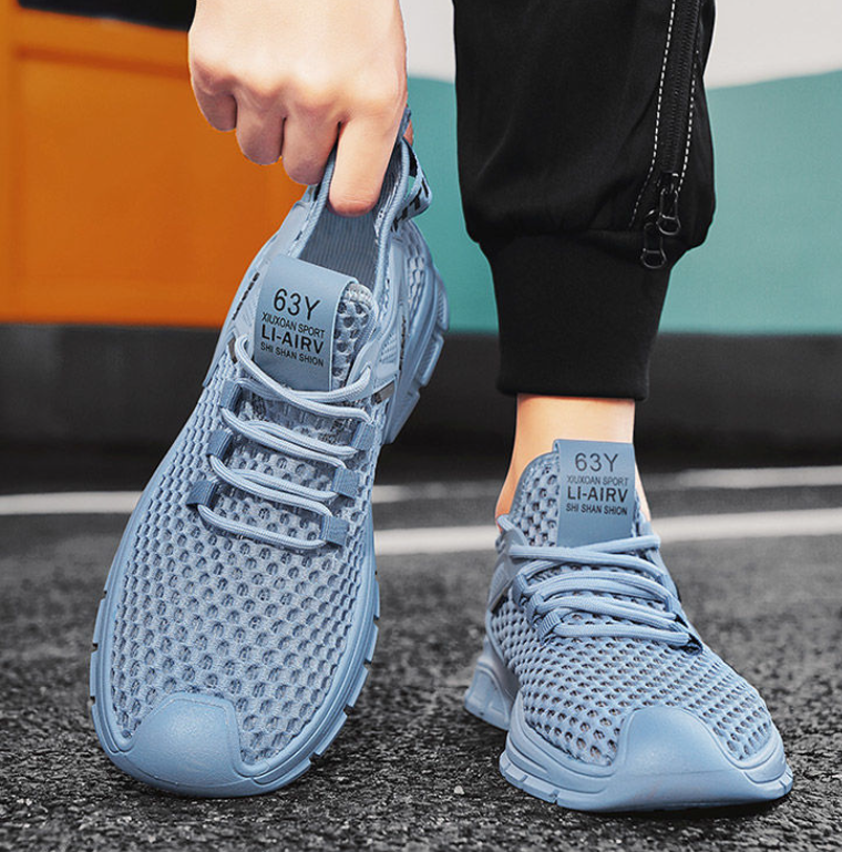 Summer Outerwear Hollow Mesh Mesh Sports Driving to Work Water wading Speed drying Anti odor Beach Hole Shoes_voghion.com