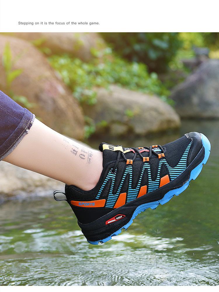 Men's Shoes Outdoor Leisure Mountaineering Hiking Shoes Men's Running Cycling Shoes Solomon Large Size Hiking Breathable Jogging_voghion.com