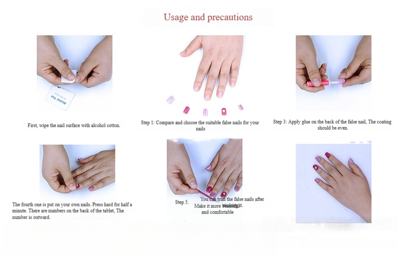 Glamorous Silver Butterfly Rhinestone Press-On Nails Long False Nails For Women - Water Pipe Nail Art, Sweet Style, Glue & Gel Options_voghion.com
