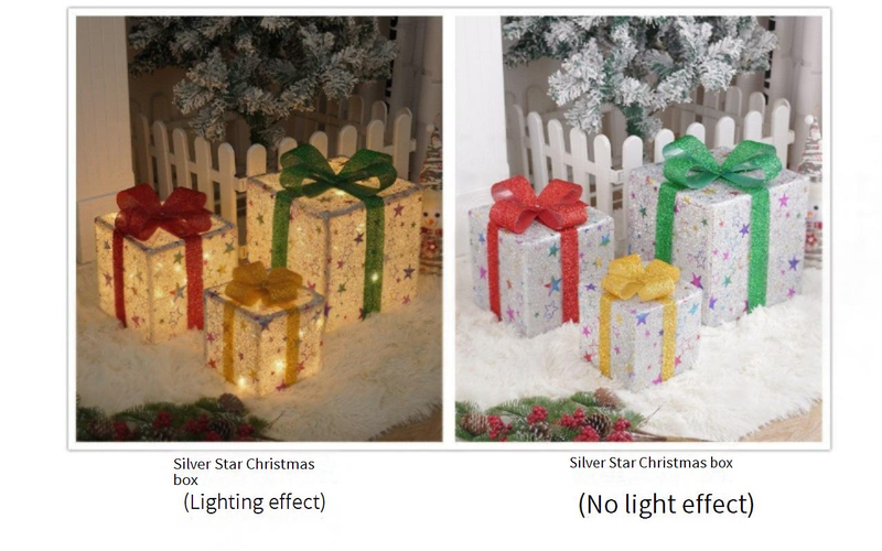 Ensemble de décorations lumineuses de Noël avec télécommande - Guirlandes lumineuses de Noël intérieures/extérieures, options blanc chaud et multicolores,_voghion.com