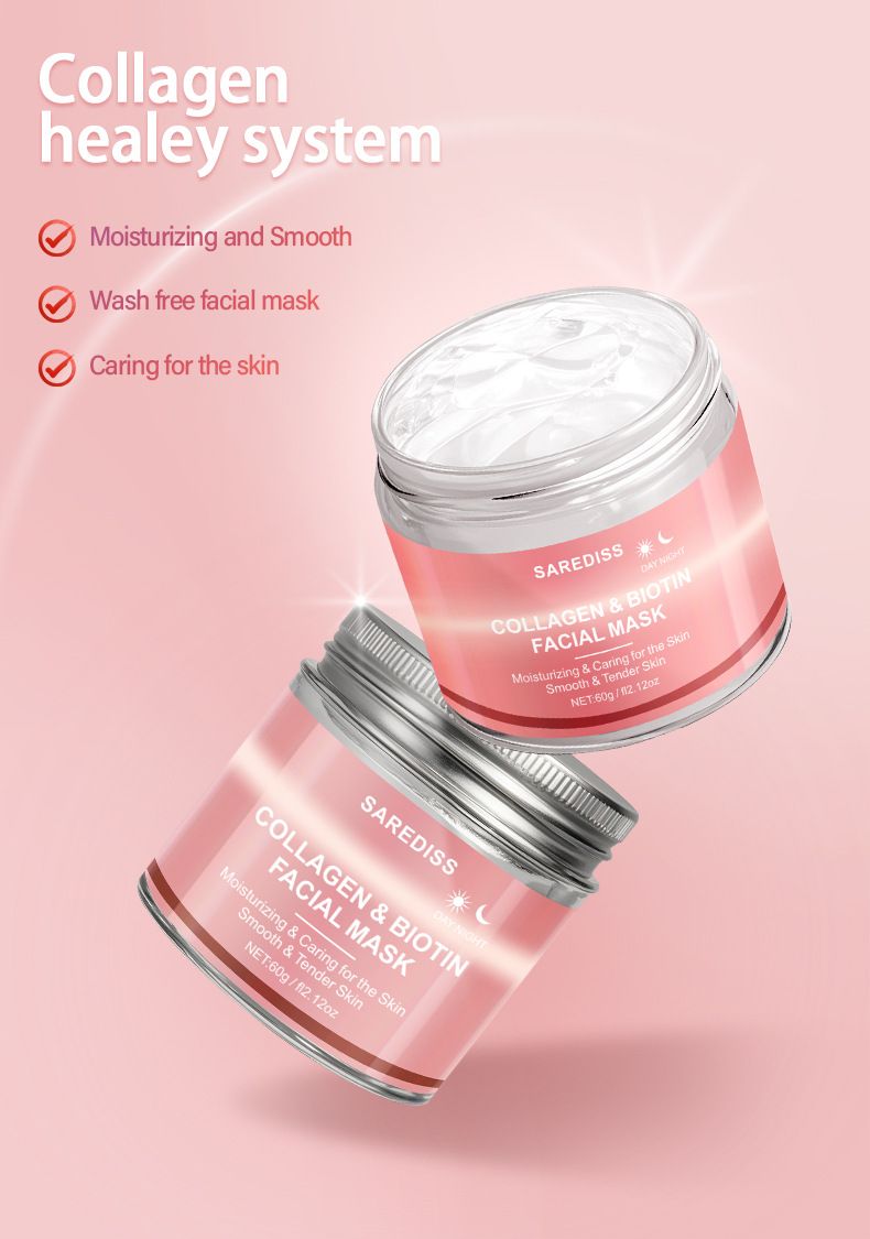 Mascarilla desprendible Full English Sakura Collagen Reafirmante de noche Elástica Hidratante Hidratante_voghion.com