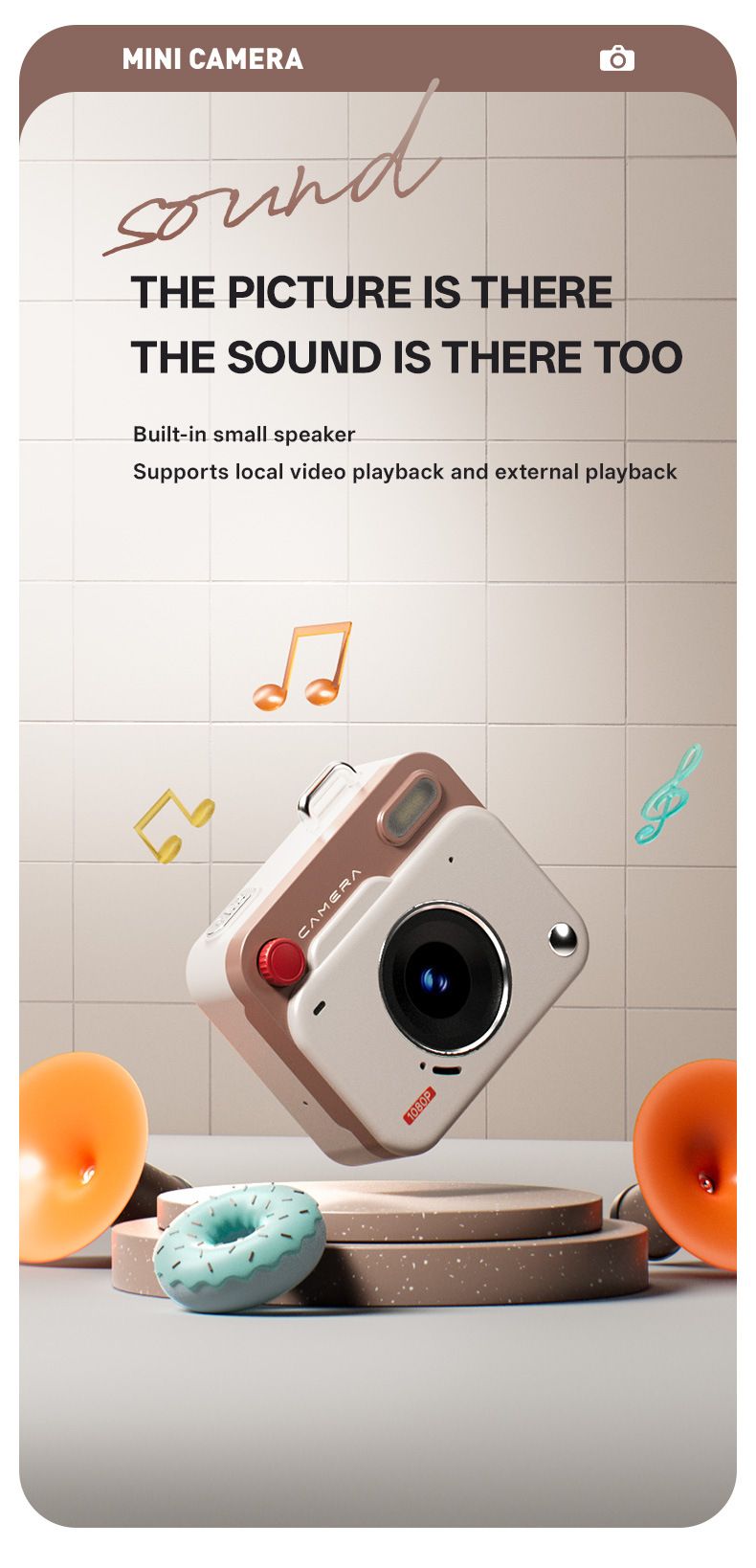 New CCD Retro Mini Digital Camera, Small Portable Travel Camera For Students With Photo & Video Recording, HD 48MP Picture Quality For School Campus L_voghion.com