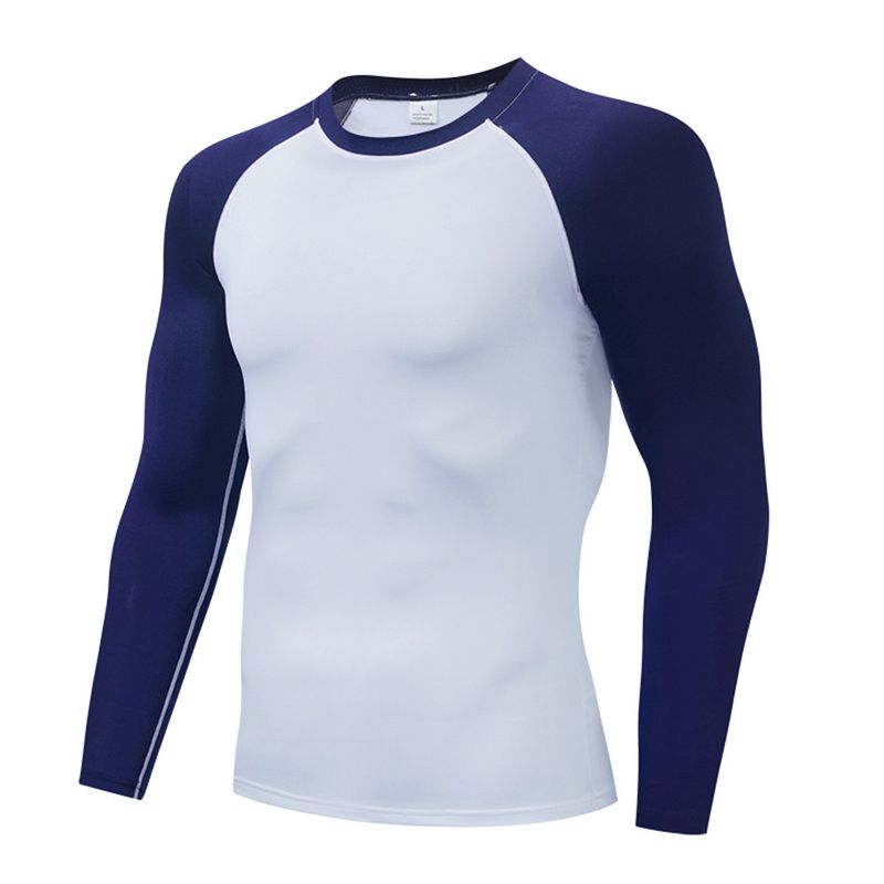 Tuta sportiva a compressione da uomo di qualità imbattibile, nuova, aderente e ad asciugatura rapida, per jogging, da allenamento di basket._voghion.com