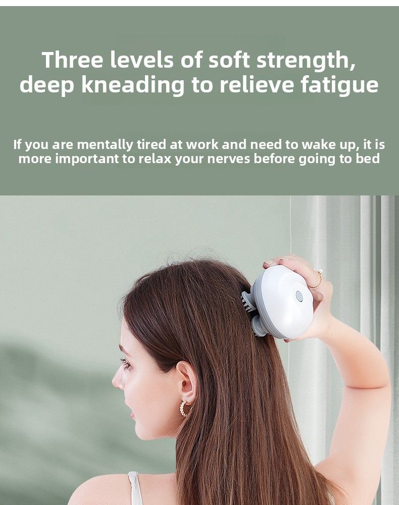 Mini Handheld Multifunctional Head Multi-Point Stimulation Smart Body Kneading Massager Factory Direct_voghion.com