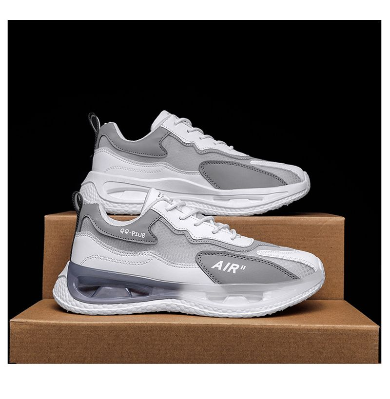 Męskie lato 2024 Nowe buty sportowe Popcorn Running Mesh dla studentów Outdoor Leisure Shoes_voghion.com
