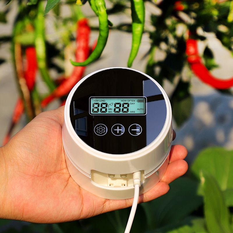 Garden Intelligent Drip Irrigation System Indoor Automatic Watering Timer Device Irrigation Controller Kits For Home,Potted Use_voghion.com