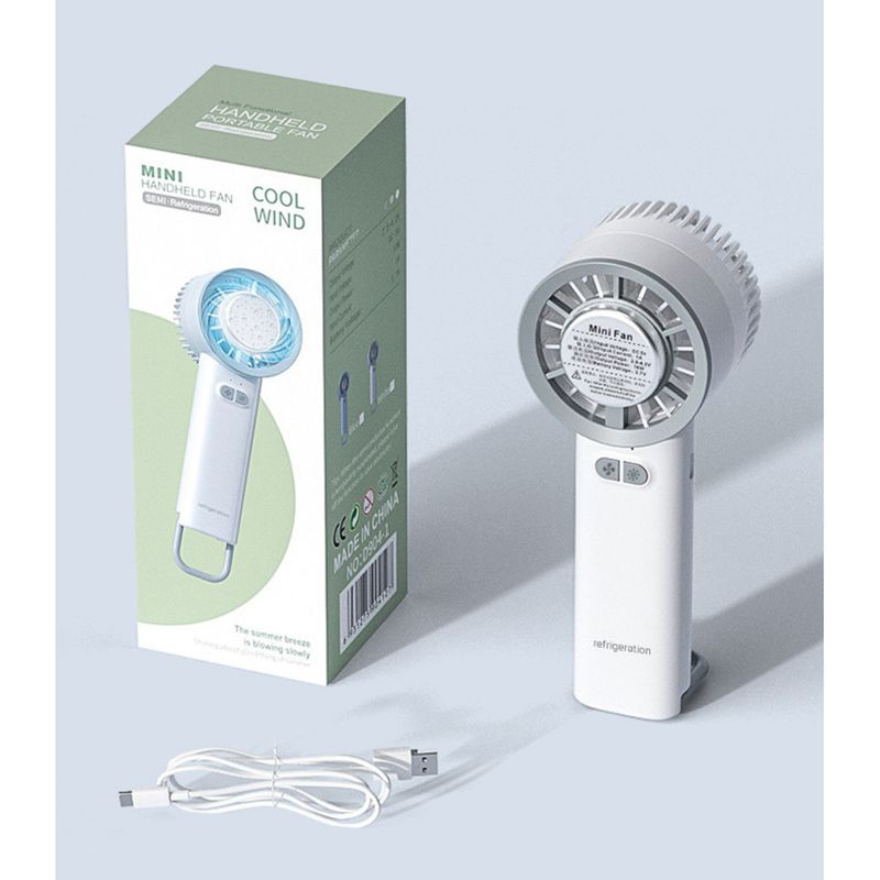 Kalte Kompresse Halbleiterkühlung USB-Ladegerät Mini Tragbarer Handventilator für Reisen im Freien_voghion.com