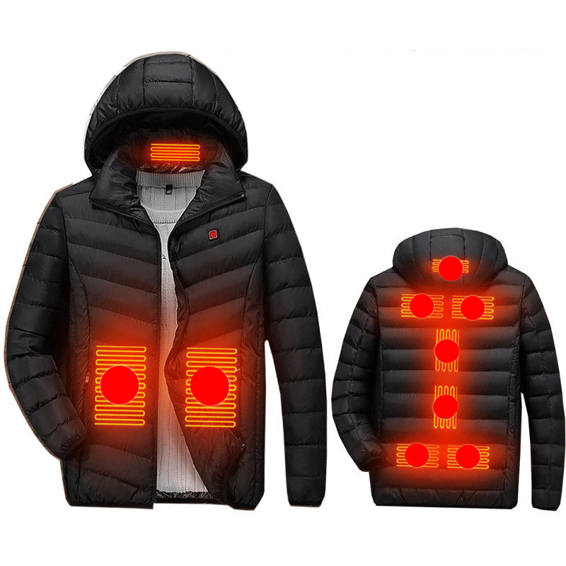 heating Cotton Coat For Men, Graphene Heating Suit, Down Cotton Jacket, Intelligent Heating, Three-level Temperature Control And Heating Cotton Coat_voghion.com