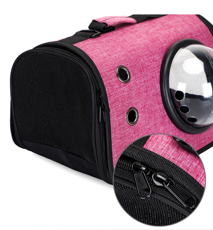 Cat bag new folding portable space capsule pet bag Oxford cloth go out portable breathable and comfortable Cat backpack_voghion.com
