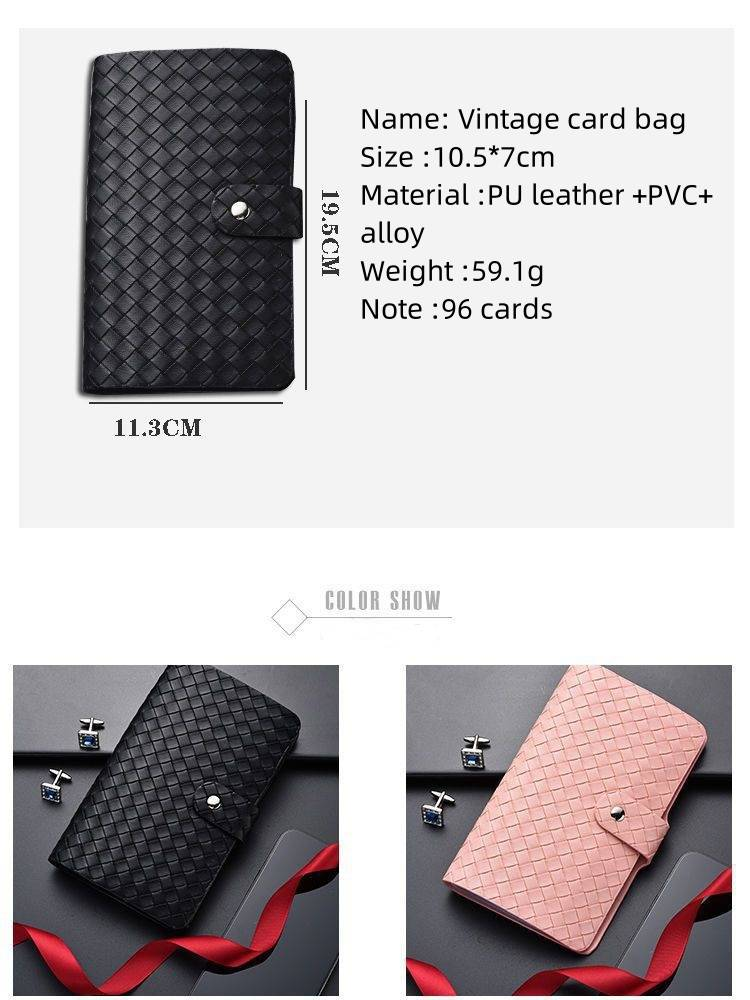 New women's large capacity high appearance level card bag multi-card anti-degaussing leather card holder card sleeve men's bag_voghion.com