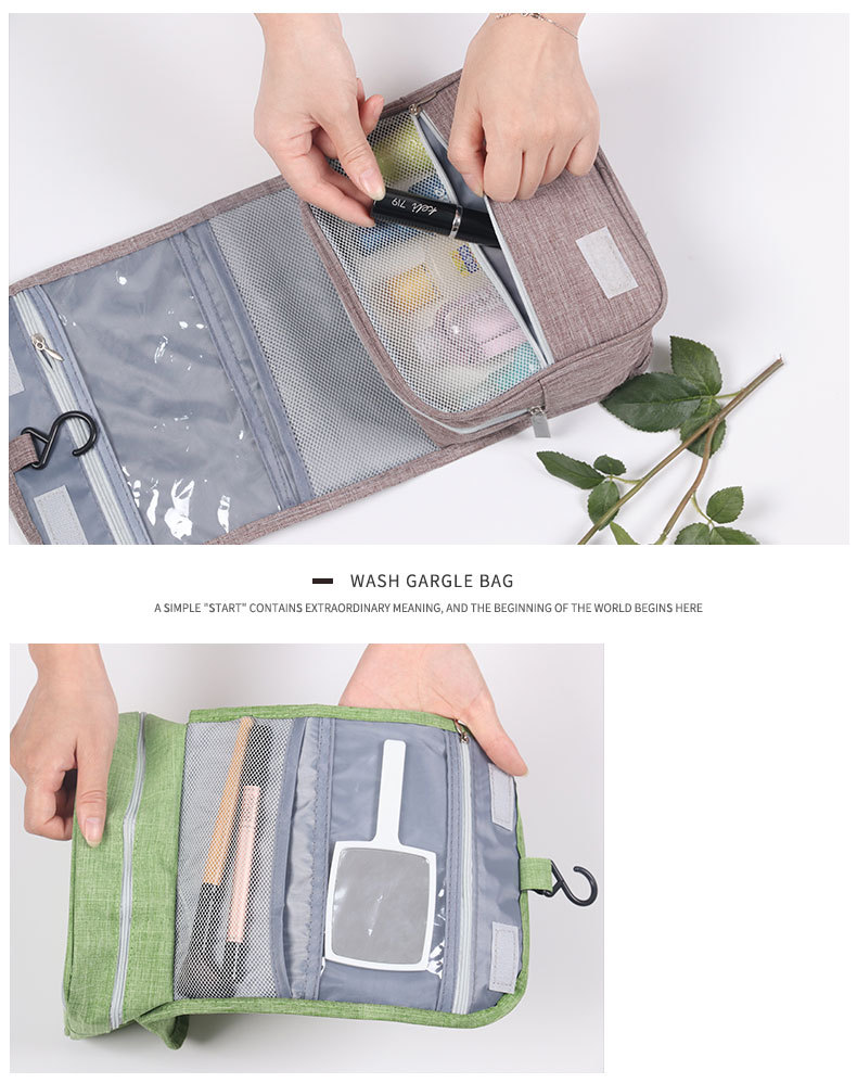 Dámské tašky Nová kationtová závěsná toaletní taška Multifunkční kosmetická úložná taška Přenosná úložná taška Cestovní kosmetická taška_voghion.com