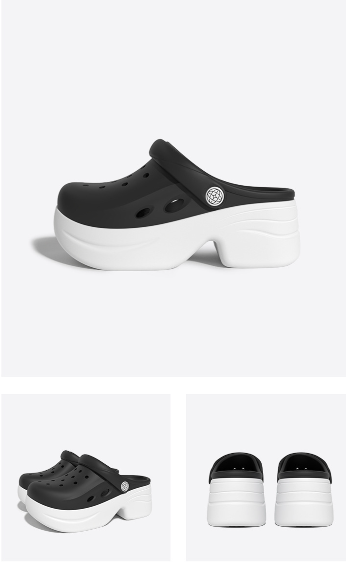 Chaussures à talons hauts pour petites filles, chaussures d'été rehaussantes pour femmes à semelles épaisses, chaussures d'extérieur polyvalentes, sandales à bout fermé DIY_voghion.com