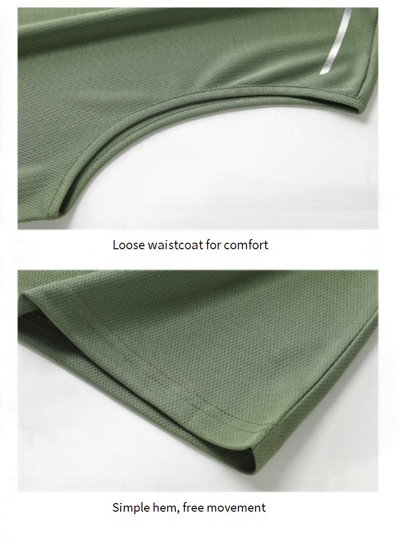 Men's Ice Silk Workout Tank Top - Quick-Dry & Breathable Mesh For Gym & Running_voghion.com