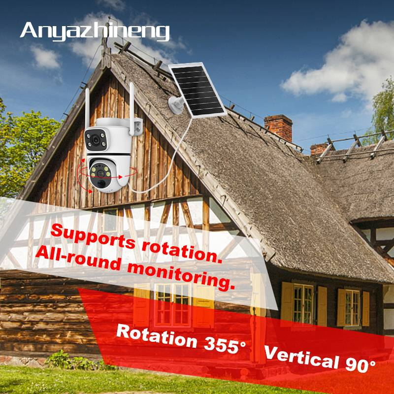 4G Solar CCTV Camera, Can Be Used Without Electricity Or Network, Remote APP, Multi-scene And Multi-purpose Application! American Version_voghion.com