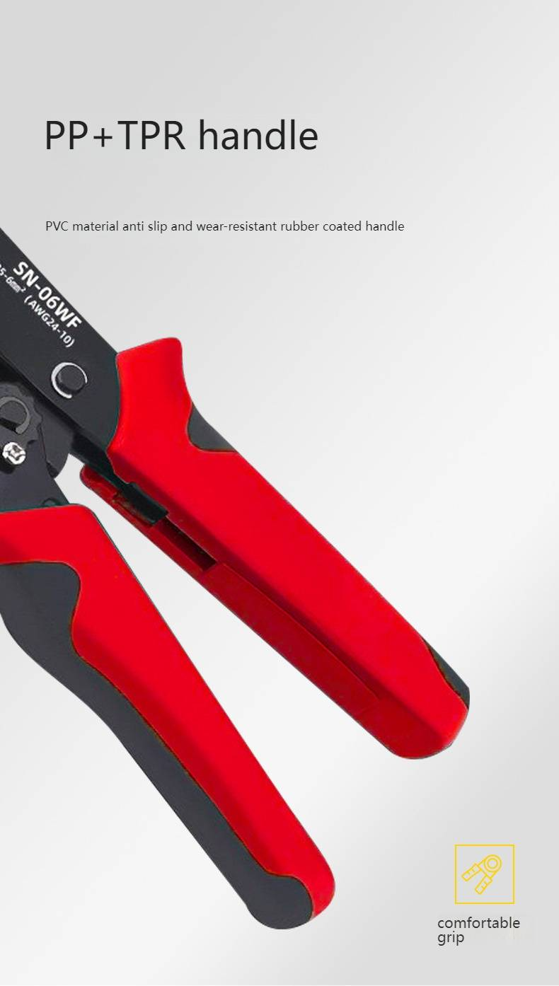 High-Carbon Steel Ratcheting Wire Terminal Crimping Tool - Ergonomic Hand-Saving Design For Electrical & Auto Wiring (60-Piece Case Pack)_voghion.com