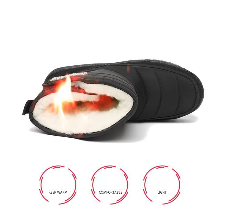 Ski Boots Winter New Warm Northeast Snow Boots Large Size Men's Shoes Plus Velvet Thickened Cold Proof Outdoor Cotton Shoes Men_voghion.com