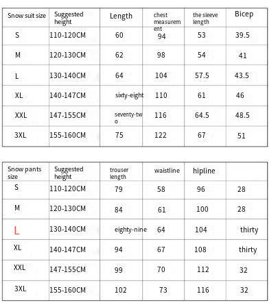 Kids Snowsuit Set - Waterproof & Insulated Winter Ski Jacket & Pants For Boys & Girls - Lightweight & Windproof For Snowboarding & Skiing_voghion.com