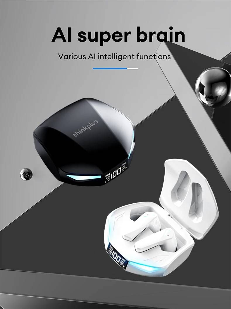 Genuine Lenovo XT53 AI TWS Bluetooth 5.4 Earphones AI Music Image Creation Headphones AI Chat With Multiple Function Earbuds_voghion.com