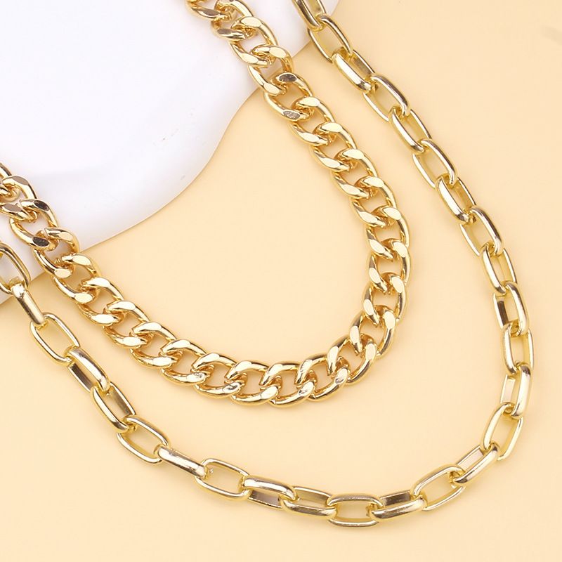 Pantaloni da cacciatore pazzo alla moda con punte esagerate, in metallo punk rock hip hop, con catena per portafoglio da uomo_voghion.com