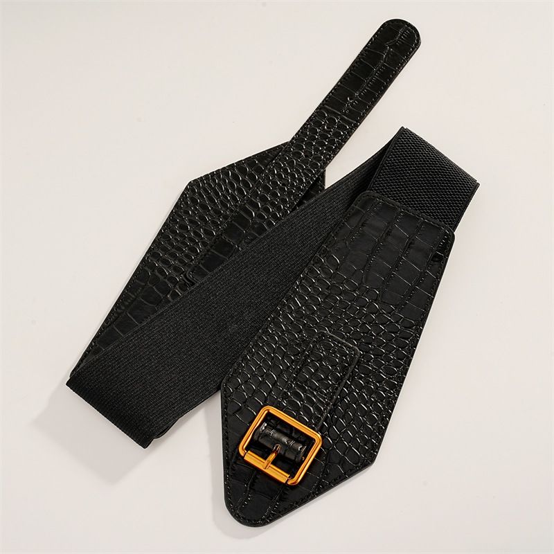 Cintura elastica da donna super larga con cintura per gonna e cappotto, cintura per pancia da donna con abito_voghion.com