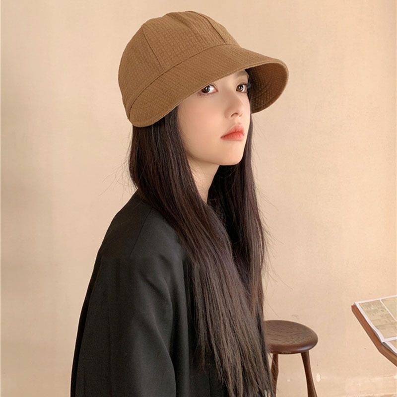 2024 Nuovo cappello da pescatore di qualità con coulisse, edizione coreana, con viso che mostra un piccolo cappello da pescatore, cappello da sole autunnale_voghion.com