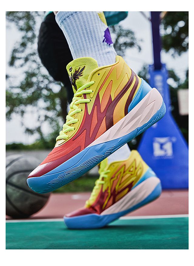 Hochwertige Lamelo Ball 2 Generation Basketballschuhe Actual Combat Rutschfeste neue Sportschuhe für Männer und Frauen_voghion.com