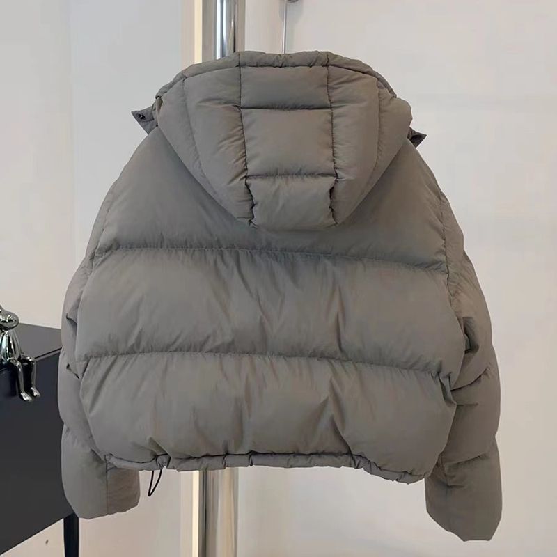 Korean Version Puff Lulu Down Women's Short Style New Thickened Hoodie Fashion Warm Bread Jacket Winter_voghion.com