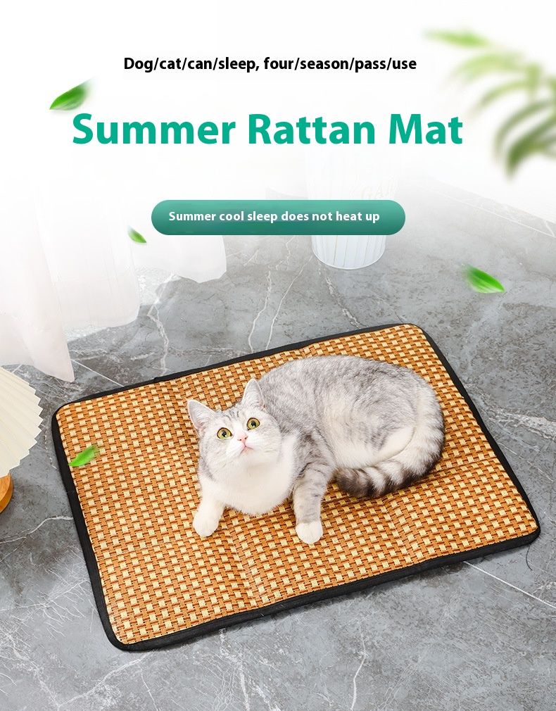 Pet summer cooling, cat sleeping, pet sleeping dogs, dog ice mat for dogs_voghion.com