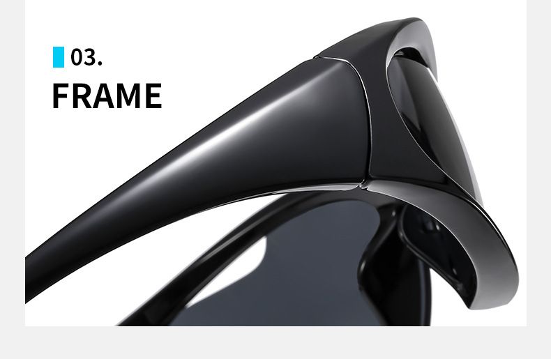 Men's Sunglasses New Style Mountaineering Hollow Sunglasses Fashion Outdoor Cycling Glasses Personality Running Windproof Goggles_voghion.com