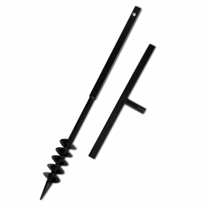 Trapano a doppia coclea Black Bit con impugnatura in acciaio 3.15 spirali_voghion.com
