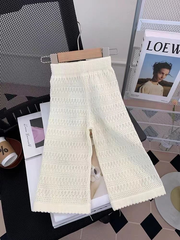 Ropa para niños Verano 2024 nuevo chaleco para niñas traje de dos piezas de punto_voghion.com
