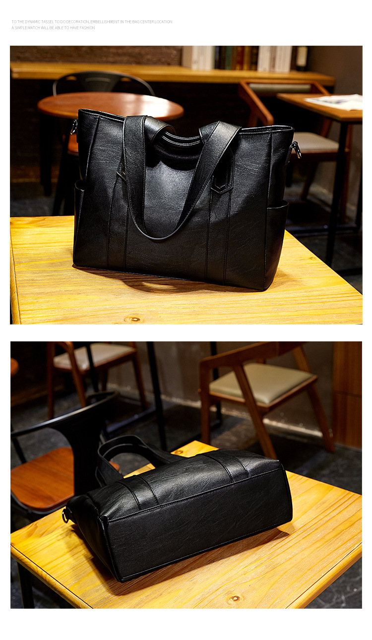 Borsa a tracolla in morbida pelle, casual, di grande capacità, stile retrò europeo e americano, da donna, 2023_voghion.com