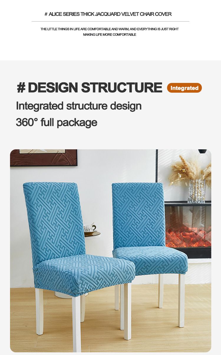Dehnbare Stuhlhussen mit Vollbezug – Universelle Passform für den Heim- und Hotelgebrauch (6 vielseitige Farben, geometrisches Design, rutschfest)_voghion.com