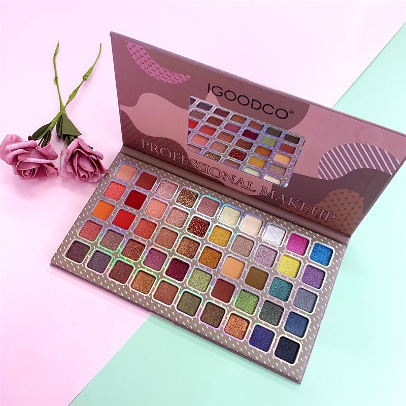 Farbplatte 50 Farben City Girl Lidschatten Perlglanz Matt Hell Stück Zarte Bühnen Make-up_voghion.com