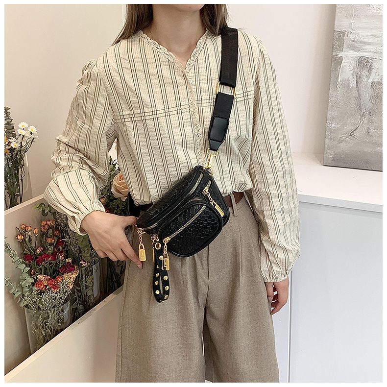 Neue modische und vielseitige gewebte Umhängetasche für Damen, Brusttasche, heißer Verkauf, Freizeittasche_voghion.com