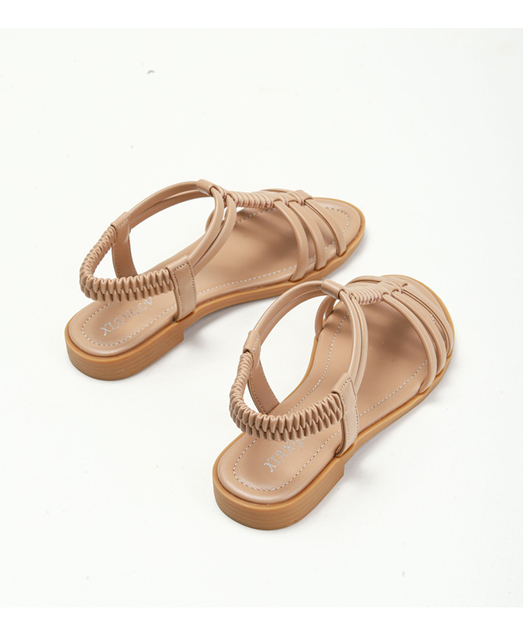 Sandali romani da donna, estivi, nuovi, retrò, piatti, comodi, da viaggio e da spiaggia_voghion.com