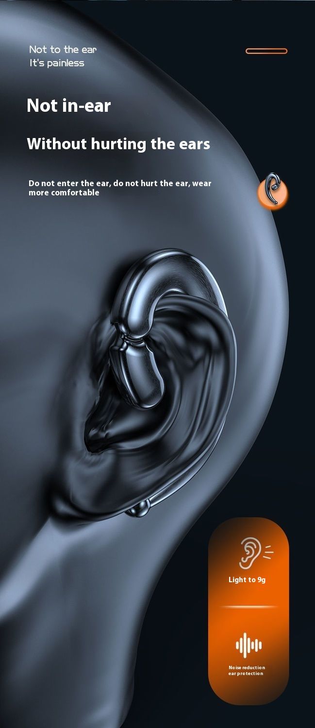 Auricolari Bluetooth a conduzione ossea di alta qualità, wireless, sportivi, universali, indolori_voghion.com