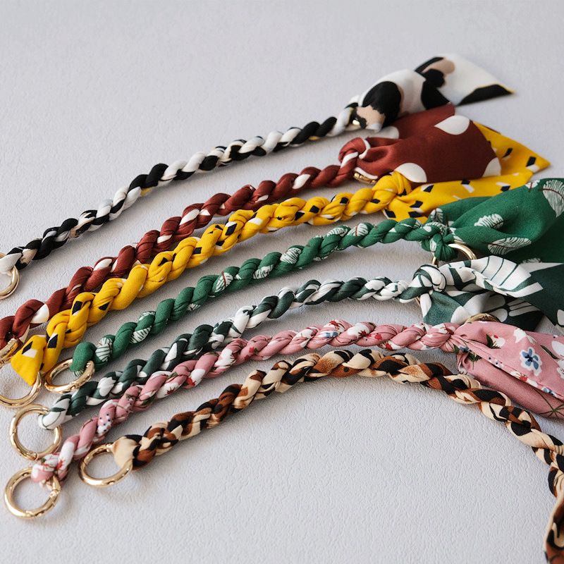 Bufanda de seda versátil para mujer, nueva y a la moda, para primavera y verano, con correa para bolso, accesorios para teléfono móvil_voghion.com