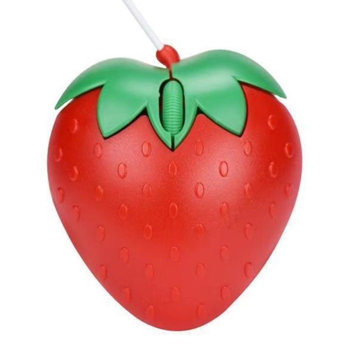 Digitex Digitex Creative Cartoon Wired Cute Fruit Sweet Strawberry Mouse_voghion.com