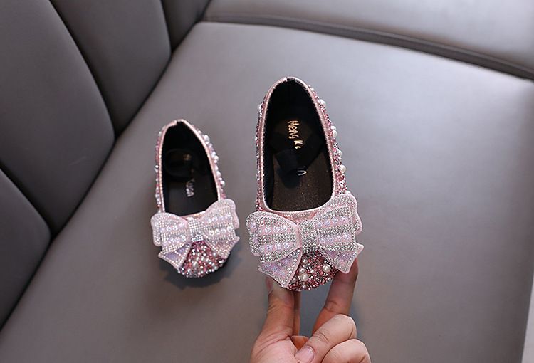 Neu Dame Baby Mädchen Mädchen Prinzessin Diamant Einzelnen Schuh Schuhe Dance_voghion.com