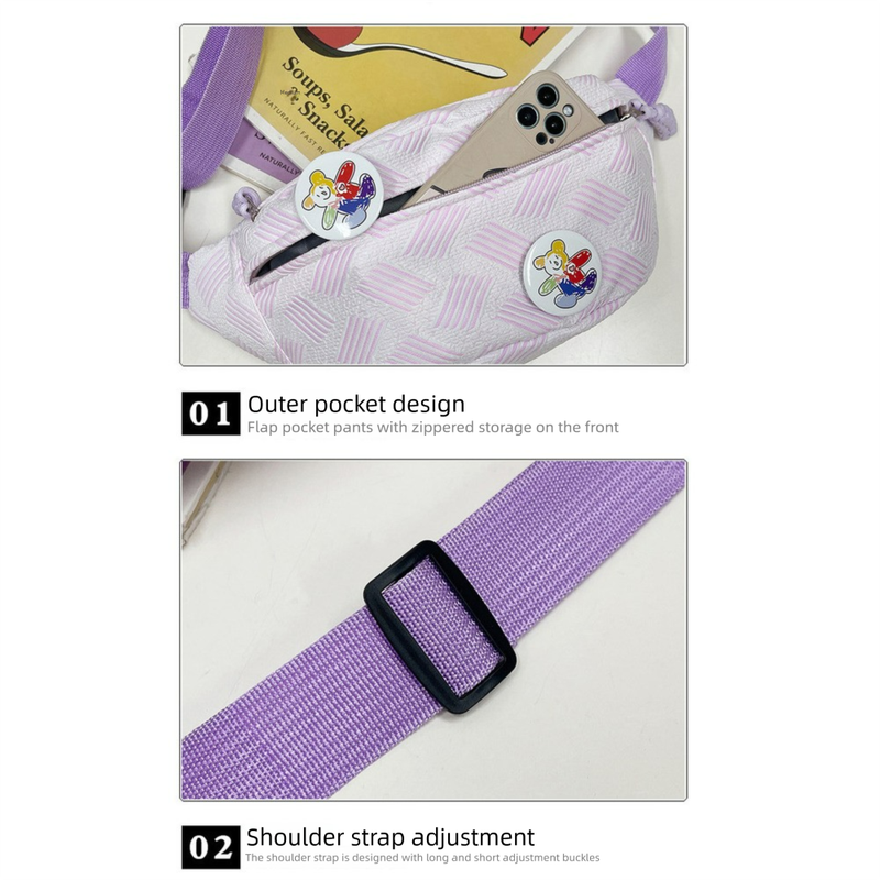 Sports Minimalist And Versatile Single Shoulder Crossbody Bag Waist Bag_voghion.com