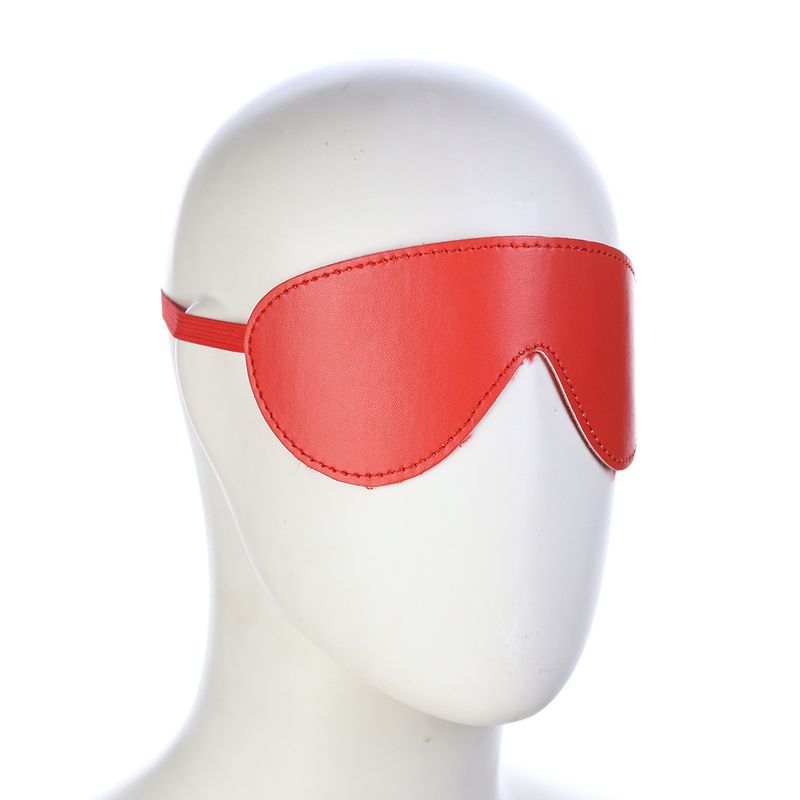 Maschera per gli occhi in peluche rossa, nera e rosa, per prodotti sessuali, accessori per Halloween, per dormire_voghion.com