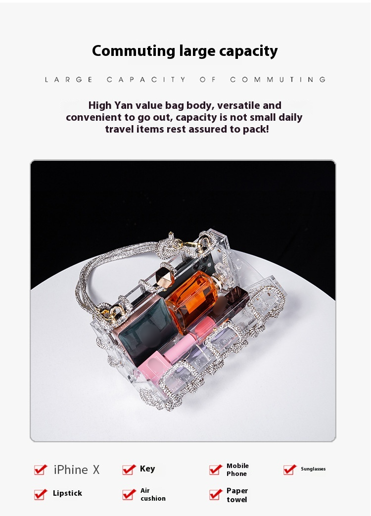 Nieuwe Aggreko Transparante Opbergdoos Banket Handgeweven Touw Kleine Vierkante Tas Onderarm Handtas_voghion.com