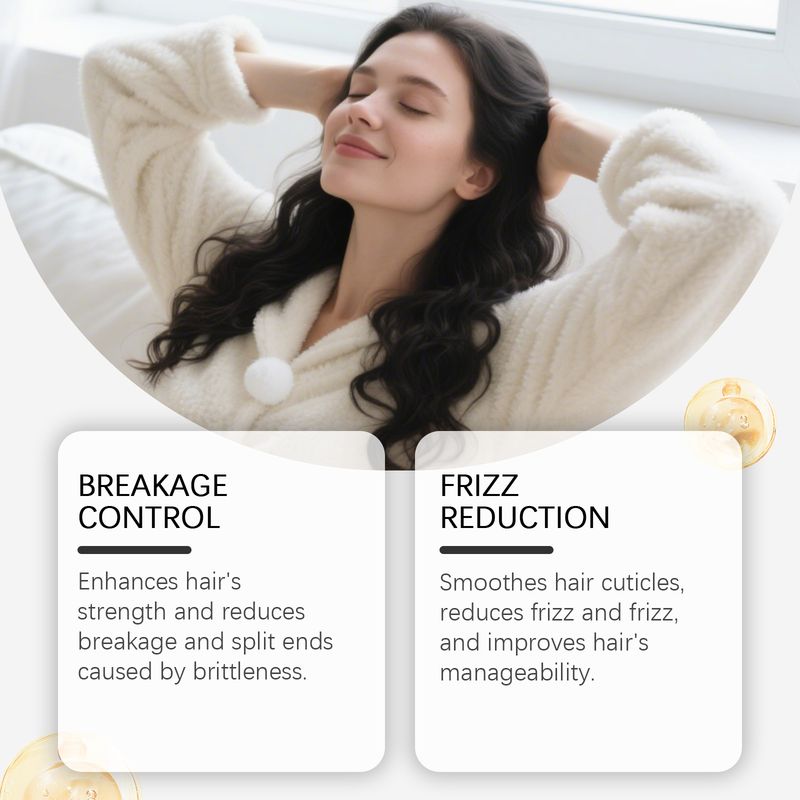 Maschera per capelli morbidi, naturali e soffici, nutriente e idratante profonda Hoegoa_voghion.com
