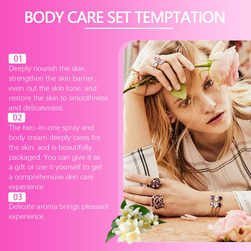 Kit per la cura del corpo con fragranze natalizie, cura della pelle idratante e nutriente, lozione per il corpo lubrificante e idratante_voghion.com