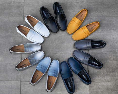 New Genuine Leather Bean for Men's Casual Driving with Soft Sole, Fashionable Fit, and Versatile Lazy Shoes in Large_voghion.com