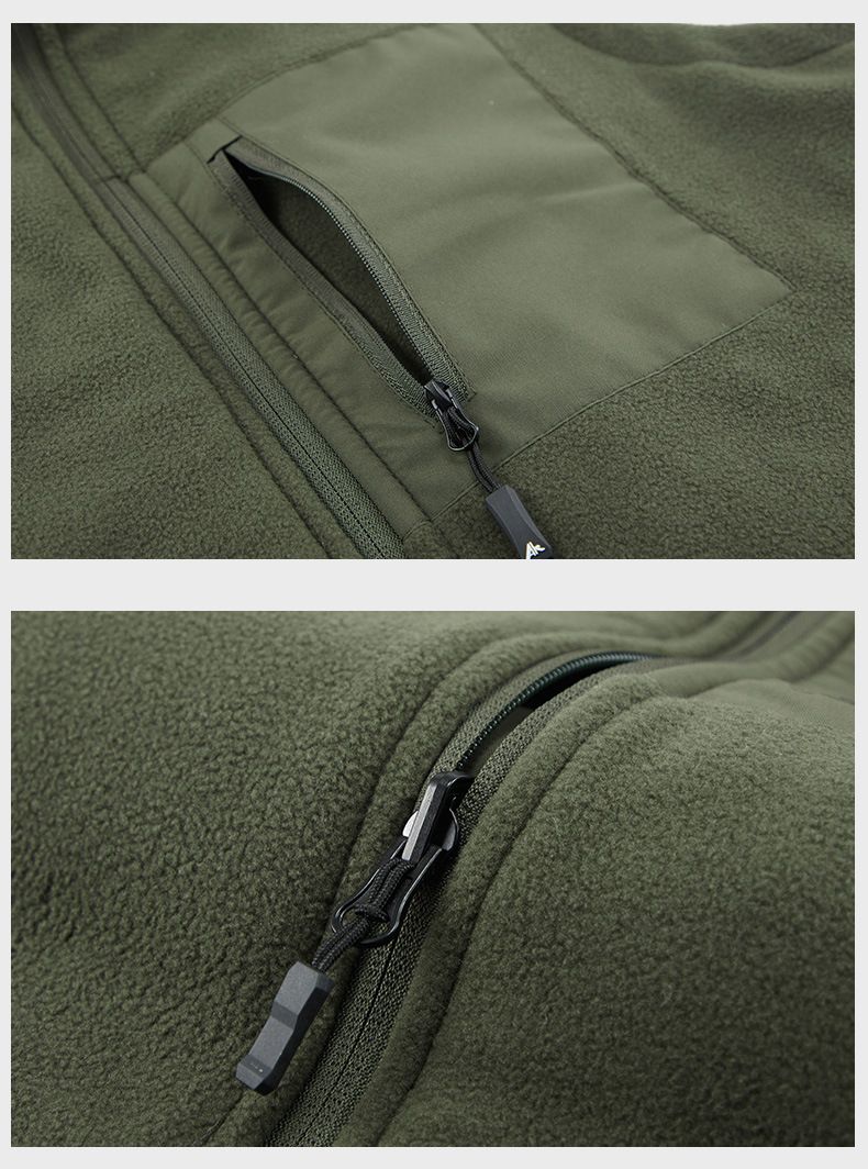 Men's Reversible Fleece Vest For Outdoor & Casual Wear, Stand Collar, Thick Warm Layering Vest, Lightweight & Breathable, Multiple Pockets_voghion.com