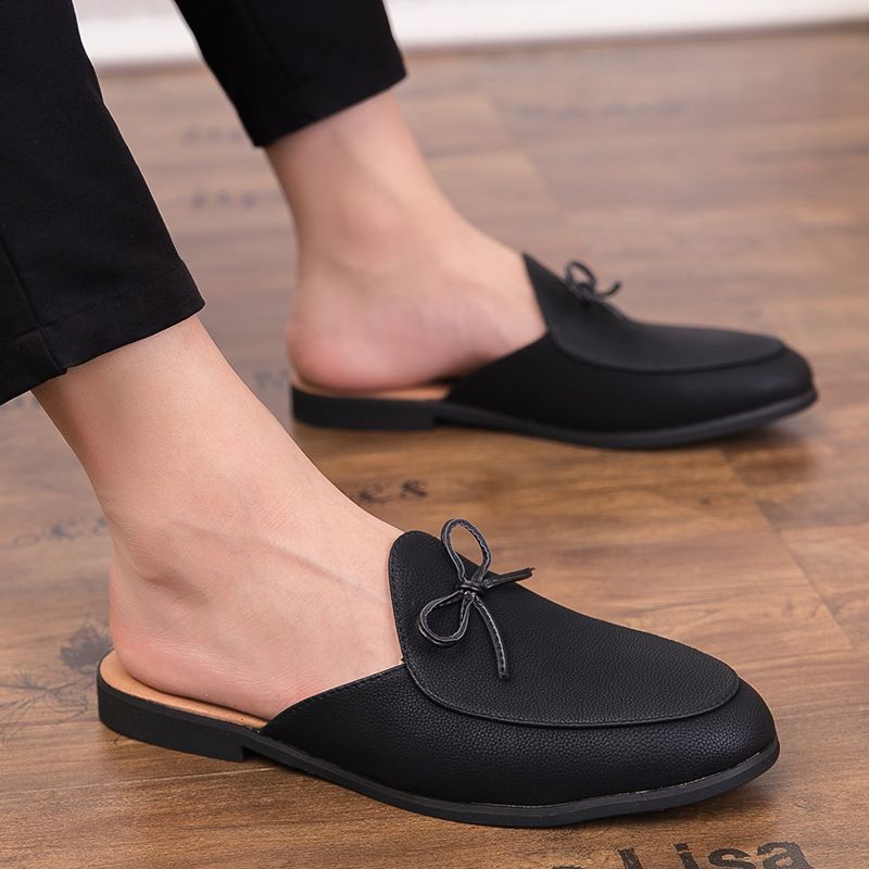 Zapatillas Baotou de verano 2025 para hombre, de calidad inmejorable, con borlas, transpirables, talla 46, para llevar encima y planas._voghion.com